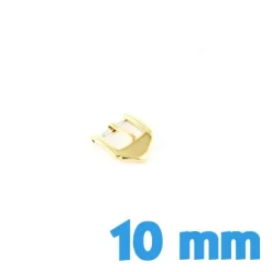 Boucle Ardillon Acier Doré 10 mm - Fermoir Montre