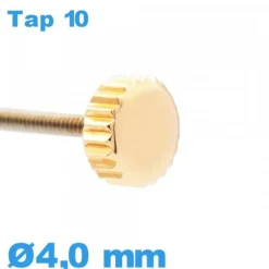 Couronne de montre - Cuivre / 4,0mm TAP 10