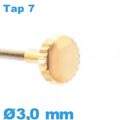 Couronne de Montre Cuivre 3,0 mm tube long - TAP 7