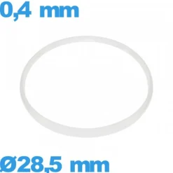 Joint   d'horlogerie  28,5 X 0,4 mm   blanc