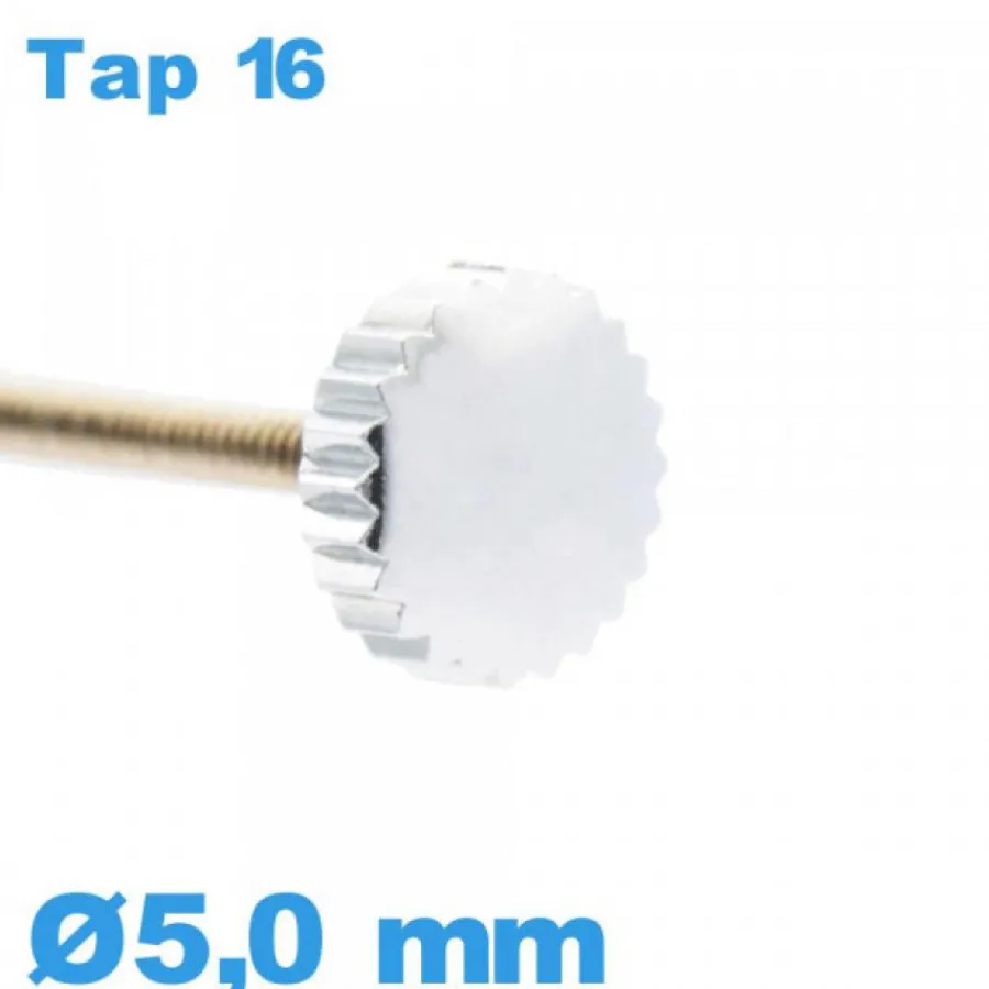 Tap 16 (1.6 Mm)-Couronne de Remontoir Montre - argenté / 5,0 mm TAP 16